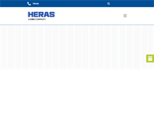 Tablet Screenshot of heras.se